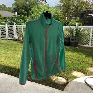 Workout Jacket Danskin Mint Green Orange Sm 4-6
